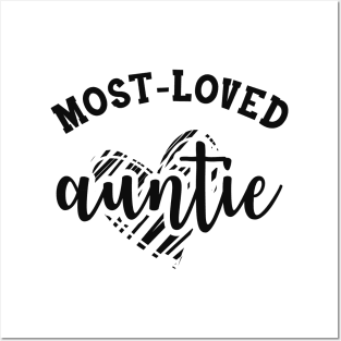 Auntie - Most Loved Auntie Posters and Art